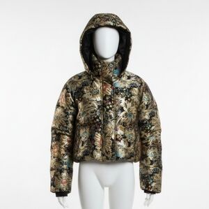 Bagatelle Satin Floral Jacket Small